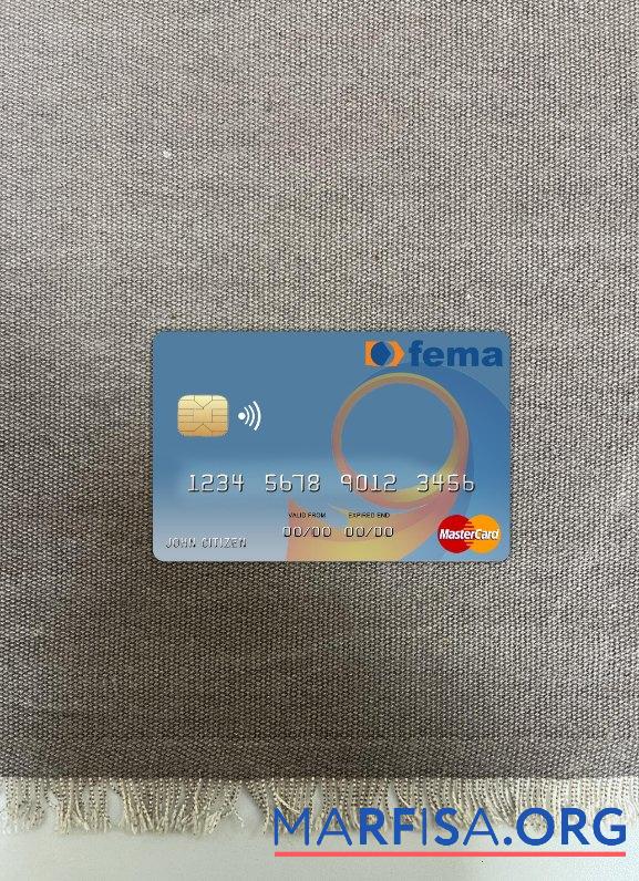 Realistic Benin Fema bank mastercard photolook front download for verification